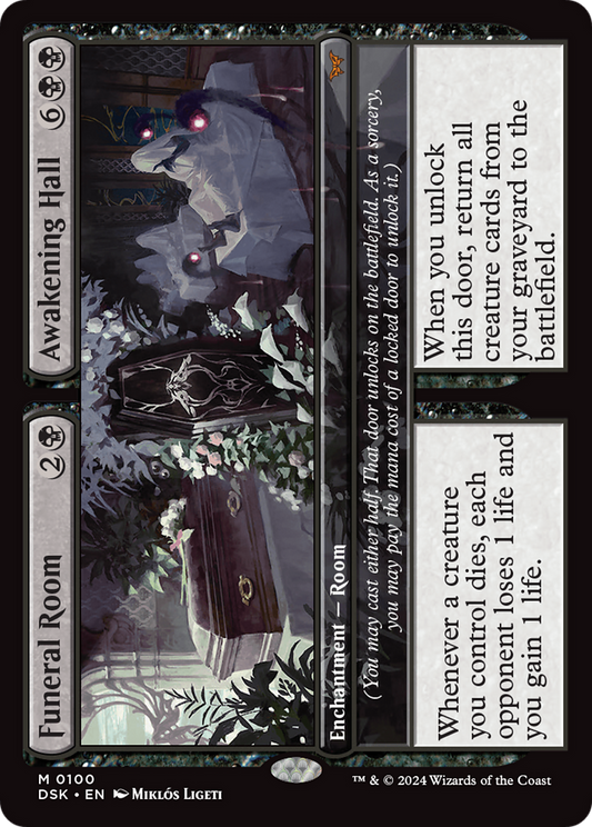 MAGIC: THE GATHERING  - Funeral Room // Awakening Hall (DSK-100) - Duskmourn: House of Horror