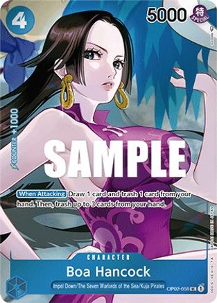 ONE PIECE TCG - Boa Hancock (Box Topper) OP02-059 Paramount War - Uncommon