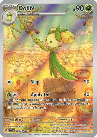 POKEMON TCG - Dolliv 200/198 SV01 Scarlet & Violet Base Set - Illustration Rare