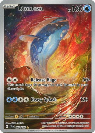 POKEMON TCG - Dondozo 207/198 SV01 Scarlet & Violet Base Set - Illustration Rare