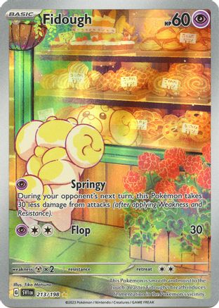 POKEMON TCG - Fidough 213/198 SV01 Scarlet & Violet Base Set - Illustration Rare