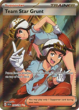 POKEMON TCG - Team Star Grunt 242/198 SV01 Scarlet & Violet Base Set - Ultra Rare