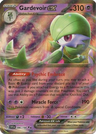 POKEMON TCG - Gardevoir ex 086/198 SV01 Scarlet & Violet Base Set - Double Rare