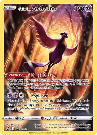 POKEMON TCG - Galarian Articuno SWSH282 SWSH Sword & Shield Promo Cards - Promo