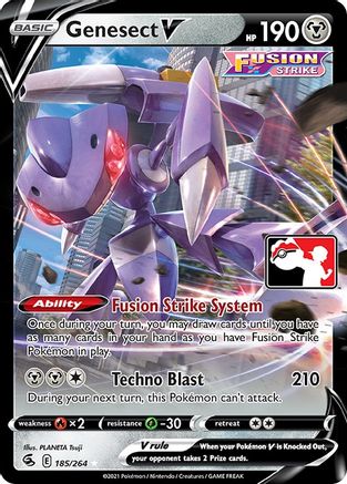POKEMON TCG - Genesect V/264 Prize Pack Series Cards - Ultra Rare
