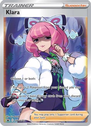 POKEMON TCG - Klara (Full Art) SWSH302 SWSH Sword & Shield Promo Cards - Ultra Rare