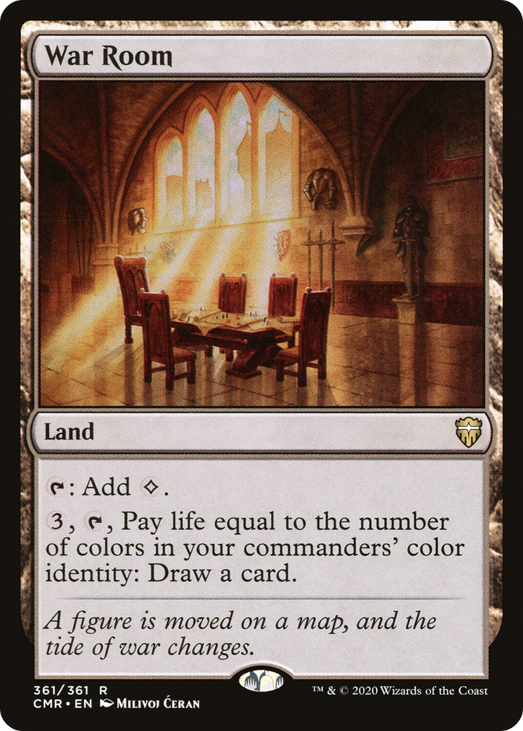 MAGIC: THE GATHERING  - War Room (CMR-361) - Commander Legends Foil