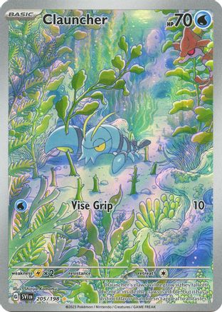 POKEMON TCG - Clauncher 205/198 SV01 Scarlet & Violet Base Set - Illustration Rare