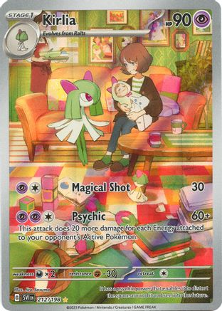 POKEMON TCG - Kirlia 212/198 SV01 Scarlet & Violet Base Set - Illustration Rare