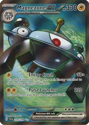 POKEMON TCG - Magnezone ex 226/198 SV01 Scarlet & Violet Base Set - Ultra Rare