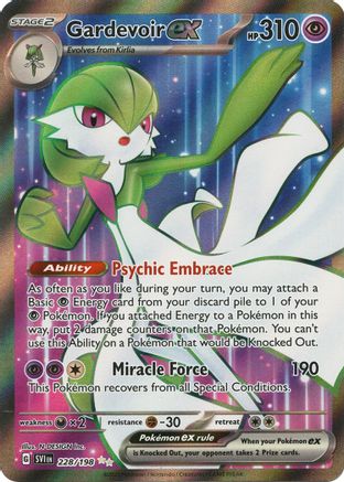 POKEMON TCG - Gardevoir ex 228/198 SV01 Scarlet & Violet Base Set - Ultra Rare