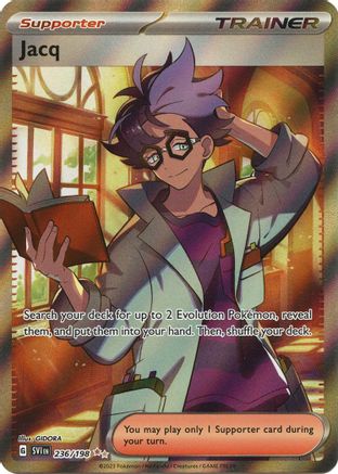 POKEMON TCG - Jacq 236/198 SV01 Scarlet & Violet Base Set - Ultra Rare