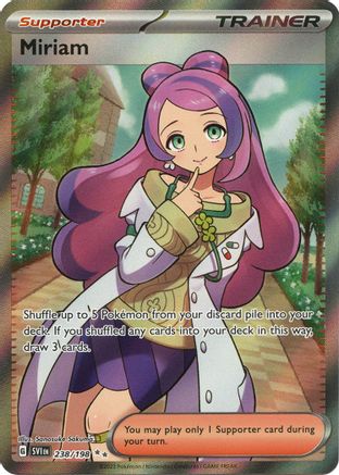 POKEMON TCG - Miriam 238/198 SV01 Scarlet & Violet Base Set - Ultra Rare
