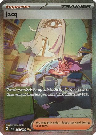 POKEMON TCG - Jacq 250/198 SV01 Scarlet & Violet Base Set - Special Illustration Rare