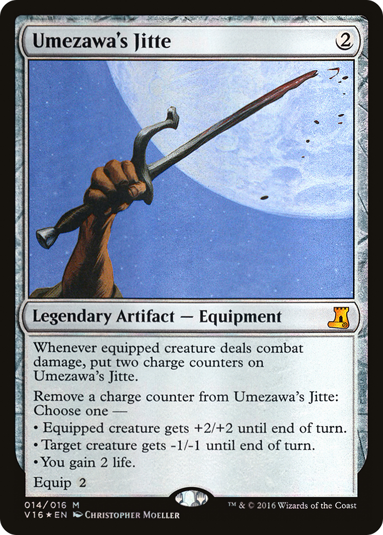 MAGIC: THE GATHERING  - Umezawa's Jitte (V16-014) - From the Vault: Lore Foil