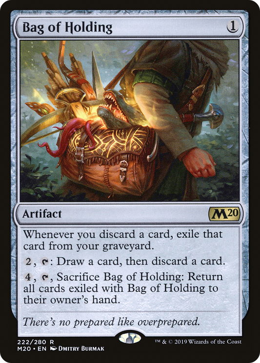 MAGIC: THE GATHERING  - Bag of Holding (M20-222) - Core Set 2020 Foil