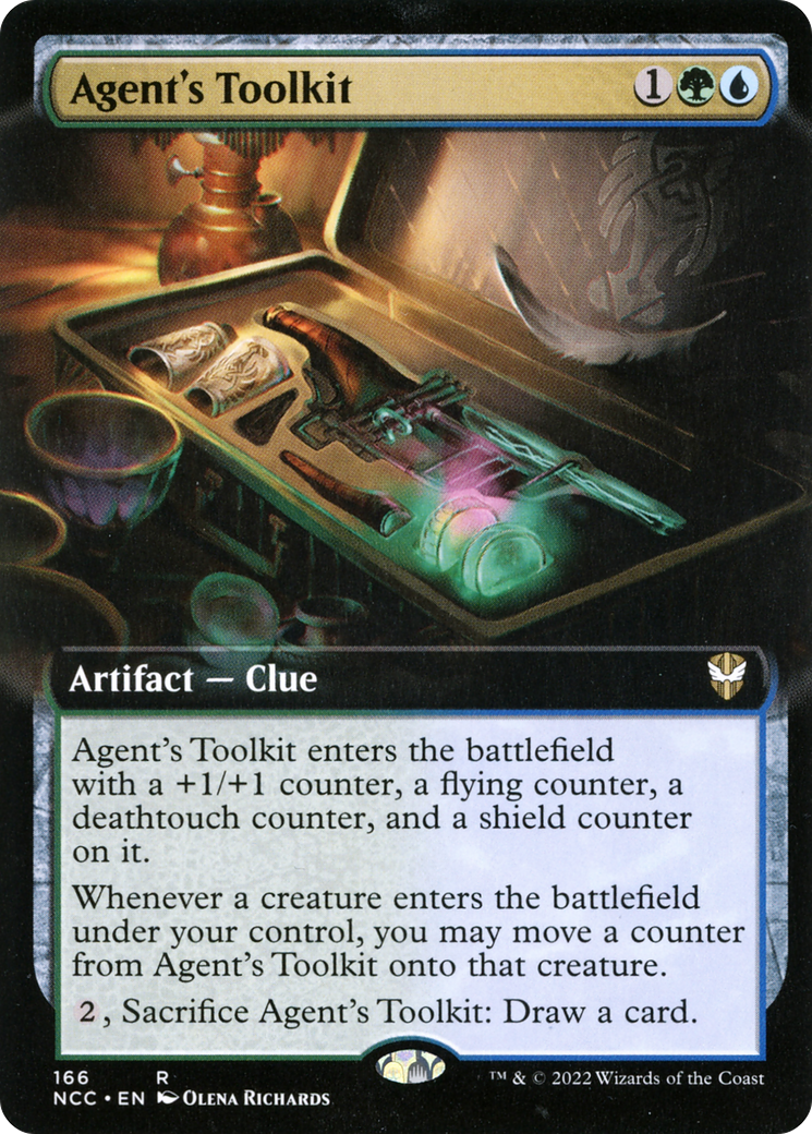 MAGIC: THE GATHERING  - Agent's Toolkit (Extended Art) (NCC-166) - New Capenna Commander: (Extended Art)