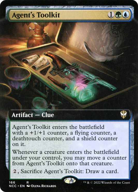 MAGIC: THE GATHERING  - Agent's Toolkit (Extended Art) (NCC-166) - New Capenna Commander: (Extended Art)