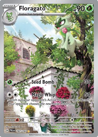 POKEMON TCG - Floragato 197/193 SV02 Paldea Evolved - Illustration Rare