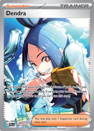 POKEMON TCG - Dendra 266/193 SV02 Paldea Evolved - Special Illustration Rare