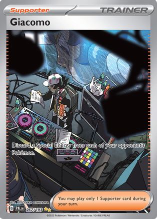 POKEMON TCG - Giacomo 267/193 SV02 Paldea Evolved - Special Illustration Rare