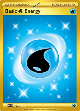 POKEMON TCG - Basic Water Energy 279/193 SV02 Paldea Evolved - Hyper Rare