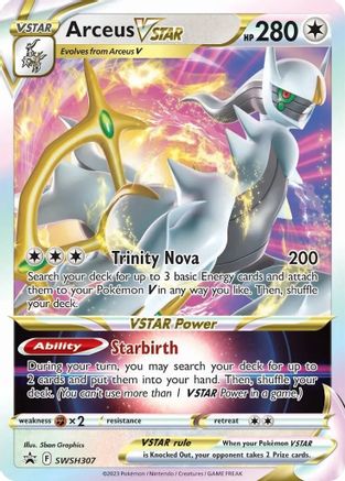POKEMON TCG - Arceus VSTAR SWSH307 SWSH Sword & Shield Promo Cards - Promo
