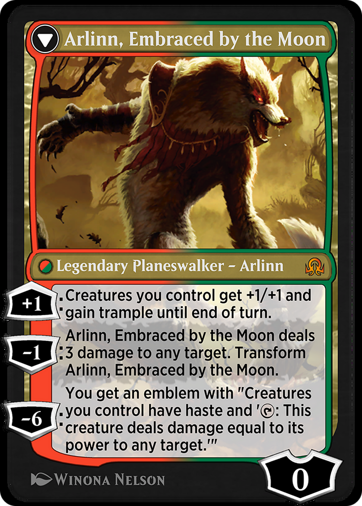 MAGIC: THE GATHERING  - Arlinn Kord // Arlinn, Embraced by the Moon (SIR-230) - Shadows over Innistrad Remastered