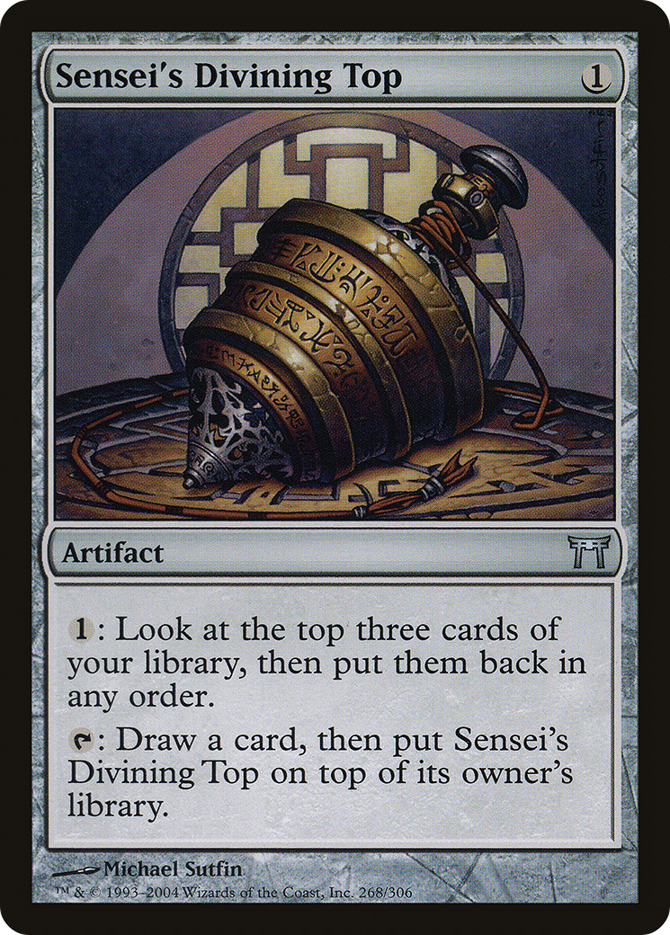 MAGIC: THE GATHERING  - Sensei's Divining Top (CHK-268) - Champions of Kamigawa