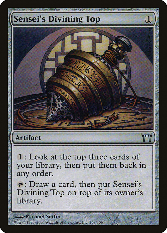 MAGIC: THE GATHERING  - Sensei's Divining Top (CHK-268) - Champions of Kamigawa