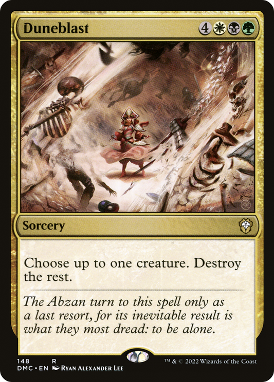 MAGIC: THE GATHERING  - Duneblast (DMC-148) - Dominaria United Commander