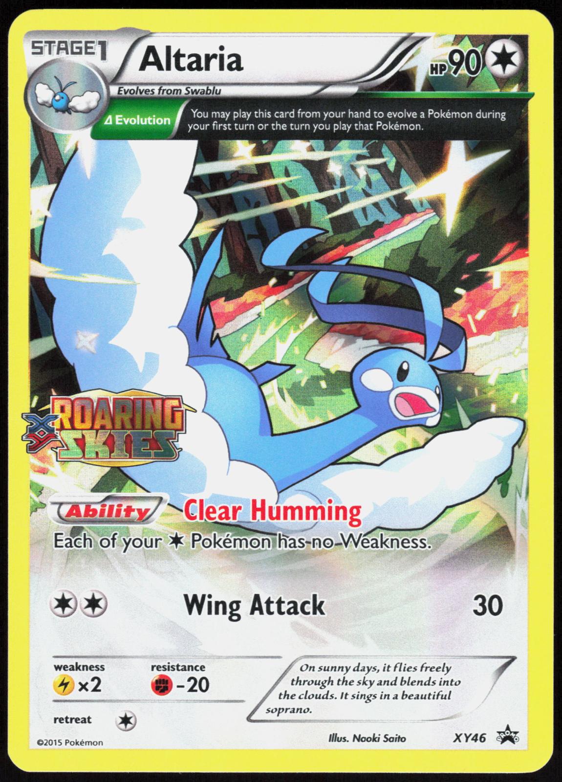 ALTARIA (PRERELEASE) XY46 XY PROMO POKEMON PROMO LP