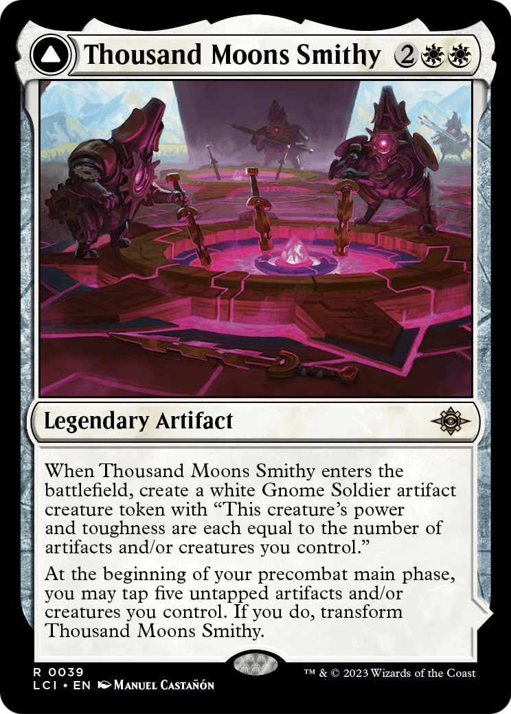 MAGIC: THE GATHERING  - Thousand Moons Smithy (LCI-039) - The Lost Caverns of Ixalan