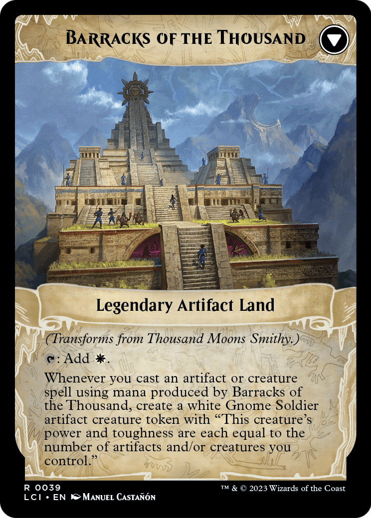 MAGIC: THE GATHERING  - Thousand Moons Smithy (LCI-039) - The Lost Caverns of Ixalan Foil