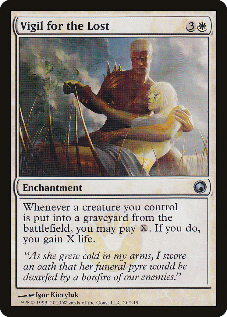 MAGIC: THE GATHERING  - Vigil for the Lost (SOM-026) - Scars of Mirrodin Foil