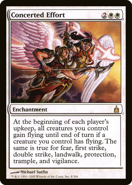 MAGIC: THE GATHERING  - Concerted Effort (RAV-008) - Ravnica: City of Guilds Foil