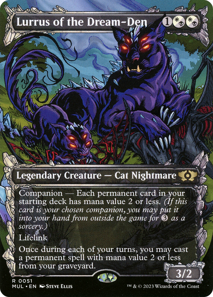 MAGIC: THE GATHERING  - Lurrus of the Dream-Den (MUL-051) - Multiverse Legends: (Showcase) (Borderless)