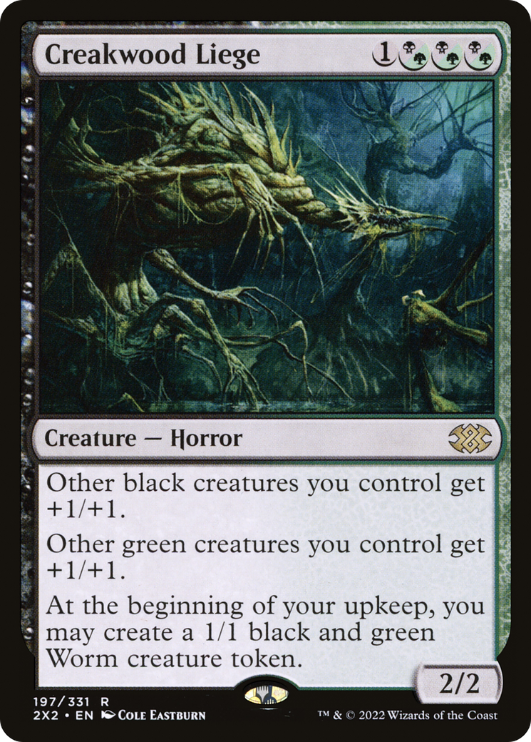 MAGIC: THE GATHERING  - Creakwood Liege (2X2-197) - Double Masters 2022
