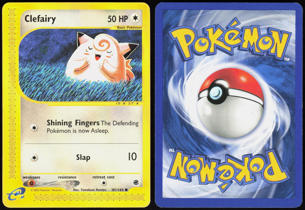 CLEFAIRY 101/165 EXPEDITION BASE SET POKEMON COMMON LP