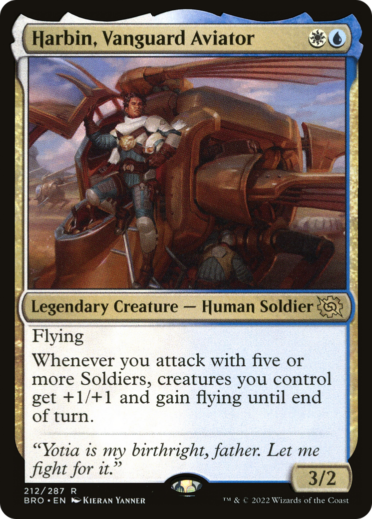 MAGIC: THE GATHERING  - Harbin, Vanguard Aviator (BRO-212) - The Brothers' War