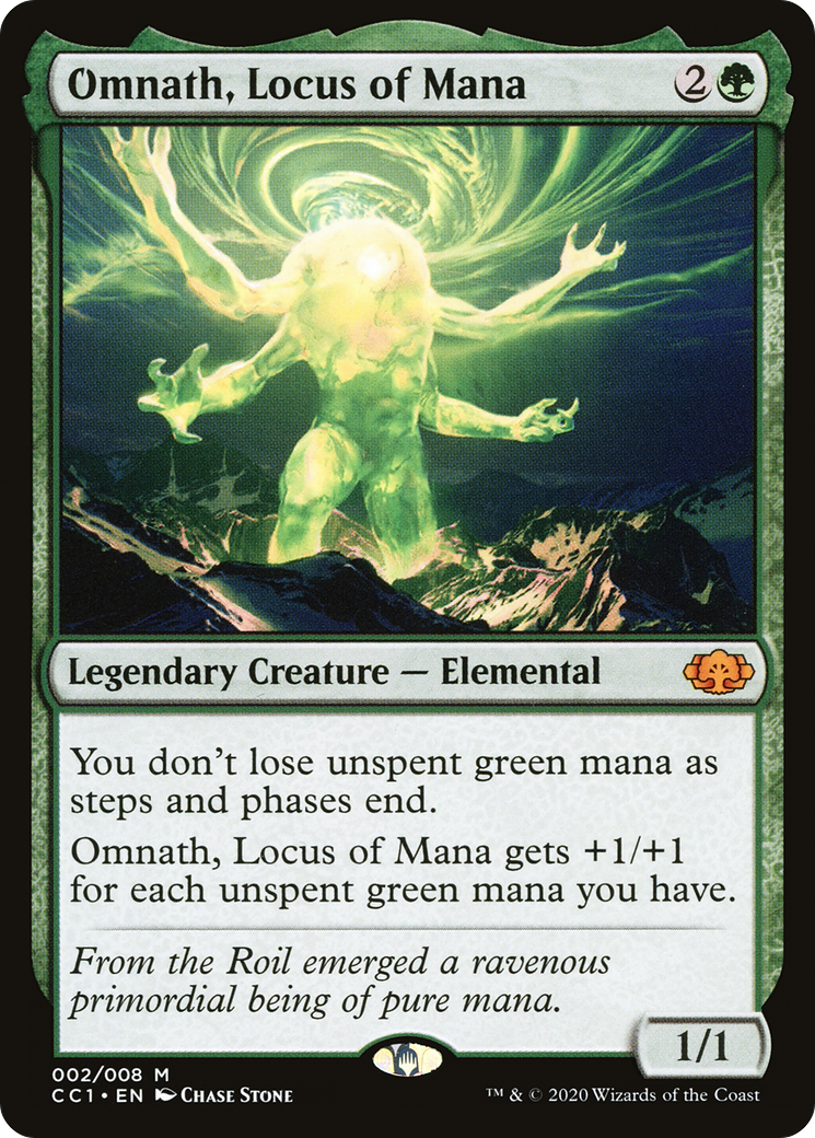 MAGIC: THE GATHERING  - Omnath, Locus of Mana (CC1-002) - Commander Collection: Green
