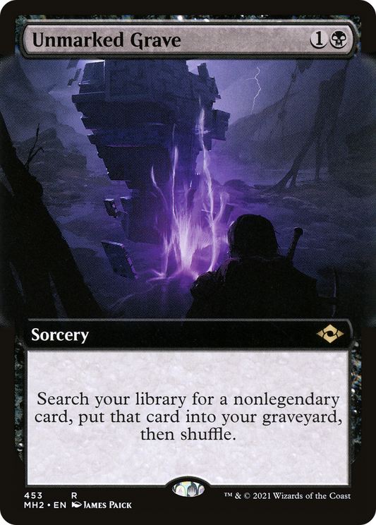 MAGIC: THE GATHERING  - Unmarked Grave (Extended Art) (MH2-453) - Modern Horizons 2: (Extended Art)