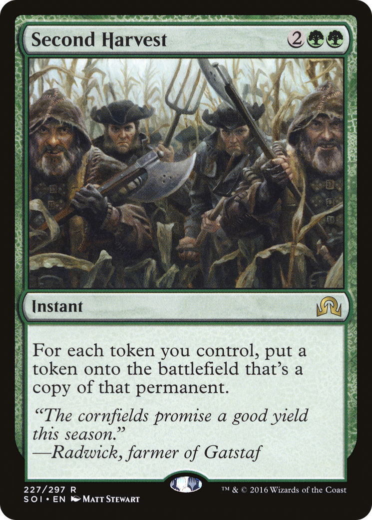 MAGIC: THE GATHERING  - Second Harvest (SOI-227) - Shadows over Innistrad