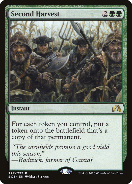 MAGIC: THE GATHERING  - Second Harvest (SOI-227) - Shadows over Innistrad