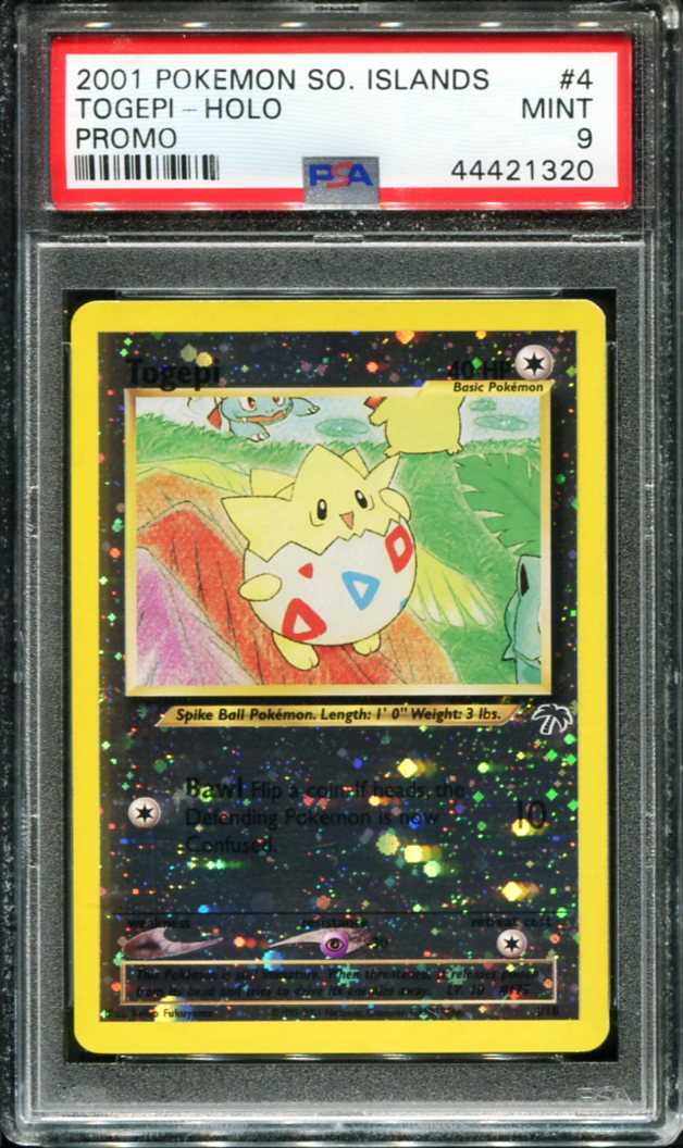 TOGEPI HOLO 4/18 PSA 9 SOUTHERN ISLANDS PROMO POKEMON