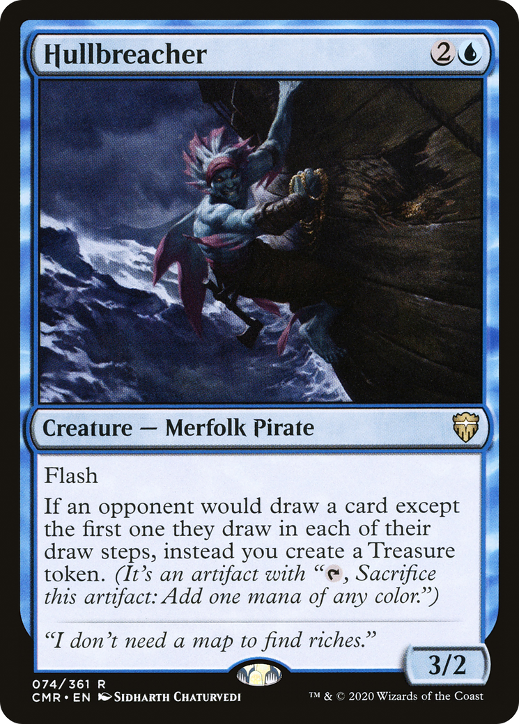 MAGIC: THE GATHERING  - Hullbreacher (CMR-074) - Commander Legends Foil