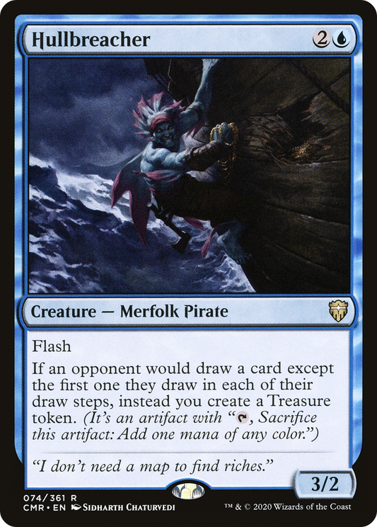 MAGIC: THE GATHERING  - Hullbreacher (CMR-074) - Commander Legends