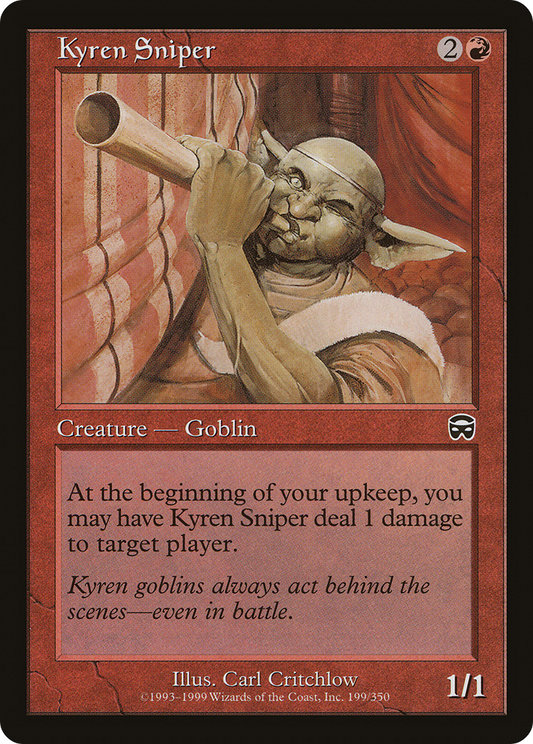 MAGIC: THE GATHERING  - Kyren Sniper (MMQ-199) - Mercadian Masques Foil
