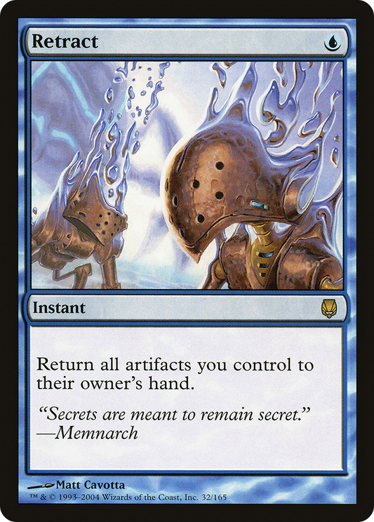 MAGIC: THE GATHERING  - Retract (DST-032) - Darksteel