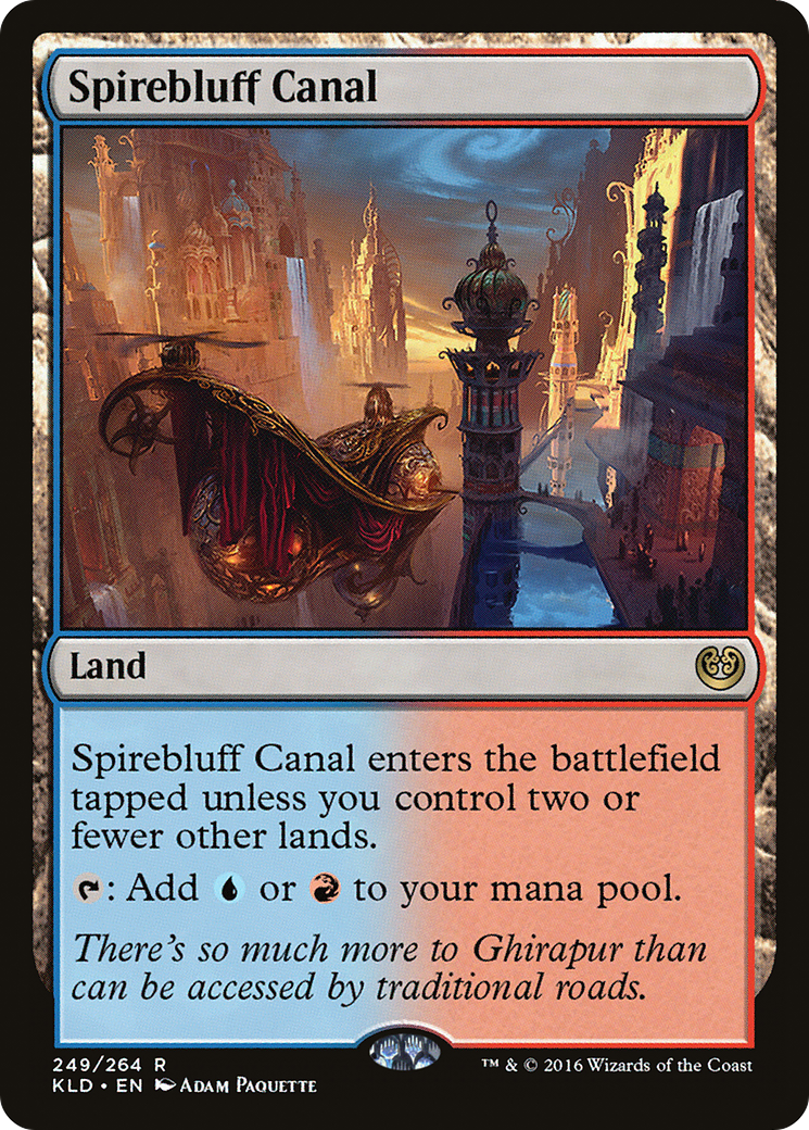 MAGIC: THE GATHERING  - Spirebluff Canal (KLD-249) - Kaladesh Foil